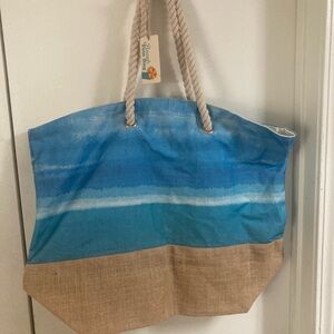 NWT Big Beach Tote Bag
